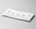 【まとめ買い10個セット品】和食器 ミ135-138 染付小花長盛皿【キャンセル/返品不可】【ECJ】