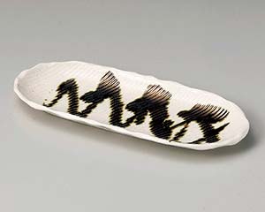 【まとめ買い10個セット品】和食器 ア139-188 金彩粉引き31長皿【キャンセル/返品不可】【ECJ】