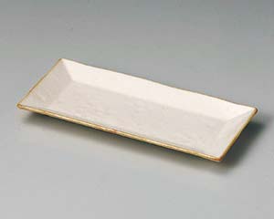 【まとめ買い10個セット品】和食器 ハ139-088 粉引 しおり長角皿【キャンセル/返品不可】【ECJ】