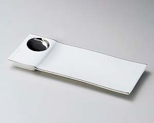 【まとめ買い10個セット品】和食器 オ152-018 プラチナ珍味付突出皿【キャンセル/返品不可】【ECJ】