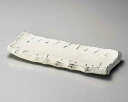 【まとめ買い10個セット品】和食器 ツ157-018 粉引拭取りガタ彫12.0皿【キャンセル/返品不可】【ECJ】