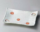 【まとめ買い10個セット品】和食器 テ162-148 粉引丸紋31角皿【キャンセル/返品不可】【ECJ】