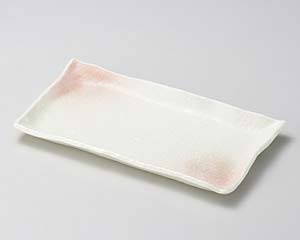 【まとめ買い10個セット品】和食器 ト166-078 桜吹長角皿【キャンセル/返品不可】【ECJ】