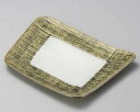 【まとめ買い10個セット品】和食器 ミ169-108 織部金タタキ変形大皿【キャンセル/返品不可】【ECJ】