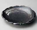 【まとめ買い10個セット品】和食器 イ169-078 栗色刷毛目たたき大皿【キャンセル/返品不可】【ECJ】