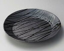 【まとめ買い10個セット品】和食器 ミ174-038 黒伊賀十草尺皿【キャンセル/返品不可】【ECJ】