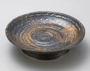 【まとめ買い10個セット品】和食器 イ174-028 金彩流尺高台皿【キャンセル/返品不可】【ECJ】