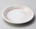 【まとめ買い10個セット品】和食器 テ180-158 粉引乱線9.0皿【キャンセル/返品不可】【ECJ】