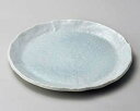 和食器 ロ176-208 青白釉7.0丸皿【ECJ】