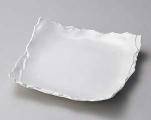 和食器 カ187-038 白マット重ね8.5皿【ECJ】