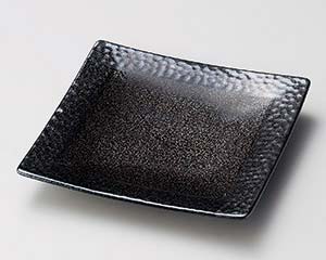 【まとめ買い10個セット品】和食器 ホ190-278 茶色ショコ正角7.0皿【キャンセル/返品不可】【ECJ】