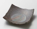 【まとめ買い10個セット品】和食器 メ193-228 炭化四角そり皿【キャンセル/返品不可】【ECJ】
