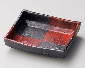 【まとめ買い10個セット品】和食器 ミ191-158 暁市松長角鉢【キャンセル/返品不可】【ECJ】