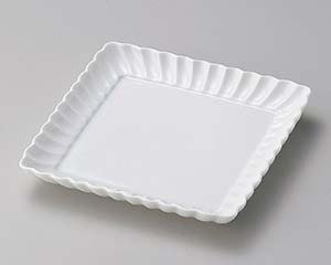 【まとめ買い10個セット品】和食器 ヤ193-118 白菊17cm四角皿【キャンセル/返品不可】【ECJ】