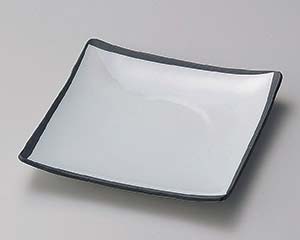 【まとめ買い10個セット品】和食器 ロ192-148 あかり6.0正角皿【キャンセル/返品不可】【ECJ】