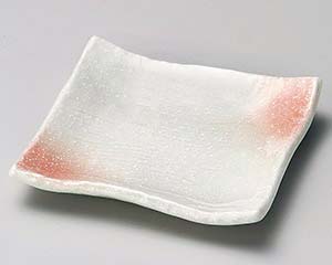 【まとめ買い10個セット品】和食器 イ217-208 桃山ふぶき正角皿【キャンセル/返品不可】【ECJ】