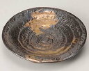 和食器 ト224-128 黒金三ッ足 四寸皿【ECJ】