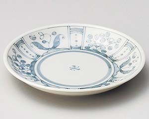 【まとめ買い10個セット品】和食器 ヤ230-088 花間取3.5皿【キャンセル/返品不可】【ECJ】