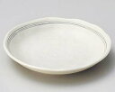 和食器 ヤ231-138 茶ライン4.0皿【ECJ】