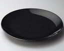 【まとめ買い10個セット品】和食器 ス236-058 黒釉12号丸皿【キャンセル/返品不可】【ECJ】