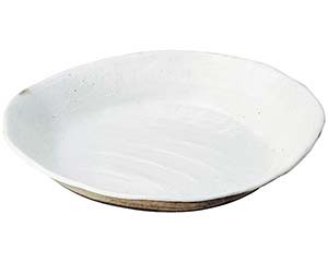 和食器 メ240-048 荒土しのぎ手13.0大鉢【ECJ】