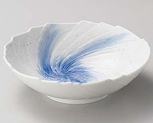 【まとめ買い10個セット品】和食器 タ252-058 星雲うず型大鉢【キャンセル/返品不可】【ECJ】