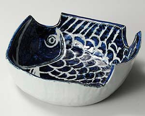 【まとめ買い10個セット品】和食器 オ254-068 魚大鉢【キャンセル/返品不可】【ECJ】