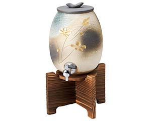 【まとめ買い10個セット品】和食器 メ272-048 金彩花彫サーバー【キャンセル/返品不可】【ECJ】