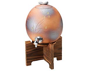 【まとめ買い10個セット品】和食器 メ272-068 火色小花サーバー【キャンセル/返品不可】【ECJ】