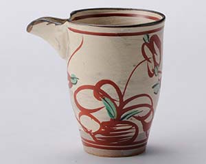 【まとめ買い10個セット品】和食器 ホ283-198 粉引花鳥酒器【キャンセル/返品不可】【ECJ】