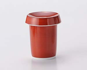 【まとめ買い10個セット品】和食器 ロ287-028 赤巻ひれ酒【キャンセル/返品不可】【ECJ】