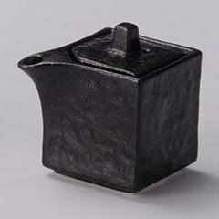 【まとめ買い10個セット品】和食器 ロ295-038 瀬戸黒四角汁次(ミニ)【キャンセル/返品不可】【ECJ】
