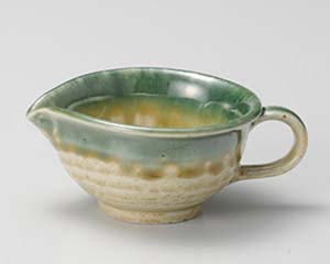 【まとめ買い10個セット品】和食器 テ300-288 織部流ドレッシング(小)【キャンセル/返品不可】【ECJ】