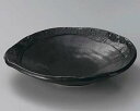 【まとめ買い10個セット品】和食器 ト310-068 石目黒めん皿【キャンセル/返品不可】【ECJ】