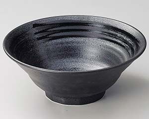 【まとめ買い10個セット品】和食器 ワ316-148 黒御影内黒刷毛六兵衛8.0丼【キャンセル/返品不可】【ECJ】