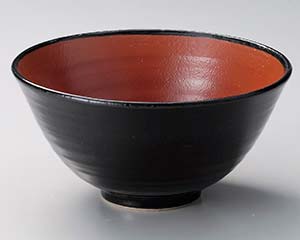 【まとめ買い10個セット品】和食器 テ321-208 赤と黒京深反5.3丼【キャンセル/返品不可】【ECJ】