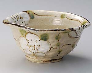 【まとめ買い10個セット品】和食器 ア322-248 山茶花変型6.0丼【キャンセル/返品不可】【ECJ】