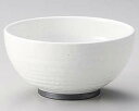 【まとめ買い10個セット品】和食器 ワ338-148 白玉粉引ハマ錆巻砂目5.0丸丼【キャンセル/返品不可】【ECJ】