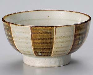 【まとめ買い10個セット品】和食器 ホ323-208 錆十草6.0高台丼【キャンセル/返品不可】【ECJ】