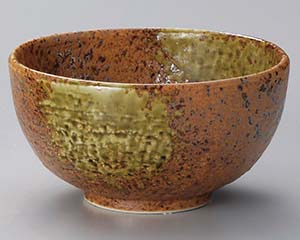 Western Tableware - 和食器 ツ332-408 信楽オリベ吹4.0深ボール【ECJ】