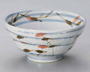 和食器 ユ333-018 色入笹5.5丼【ECJ】