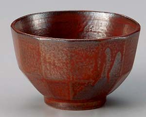 Bowls - 【まとめ買い10個セット品】和食器 ユ339-288 朱赤面取5.0深丼【キャンセル/返品不可】【ECJ】