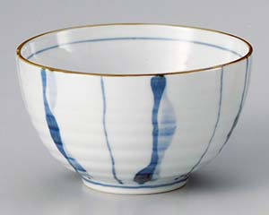 【まとめ買い10個セット品】和食器 ユ340-188 ゆらり十草(青)夏目5.0丼【キャンセル/返品不可】【ECJ】