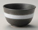 和食器 ロ344-108 白吹黒水晶4.3多用丼【ECJ】