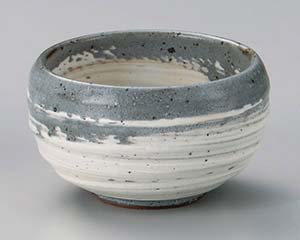 【まとめ買い10個セット品】和食器 ネ348-018 粉引刷毛おかゆ鉢小【キャンセル/返品不可】【ECJ】