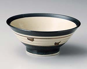 【まとめ買い10個セット品】和食器 ミ354-158 藍染イラボ5.8そば丼【キャンセル/返品不可】【ECJ】