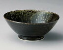 和食器 ホ354-298 織部黒5.8そば丼【ECJ】