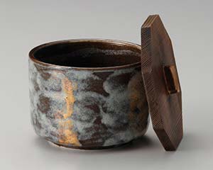 【まとめ買い10個セット品】和食器 テ359-178 黒志野たたき飯器【キャンセル/返品不可】【ECJ】