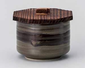 【まとめ買い10個セット品】和食器 イ359-208 うぐいす流し飯器(蓋付)【キャンセル/返品不可】【ECJ】