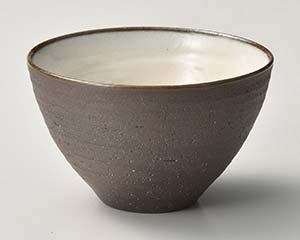 【まとめ買い10個セット品】和食器 カ363-218 うるし黒ボール型飯碗【キャンセル/返品不可】【ECJ】